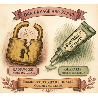 Door A or Door B: do you want your cancer drug to smash DNA with radioactive elbows, or quietly jam the repair crew’s toolbox?
