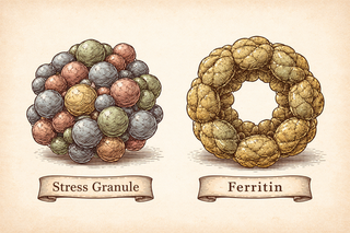Stress Granules Put Ferritin in Witness Protection, and Glioblastoma Notices