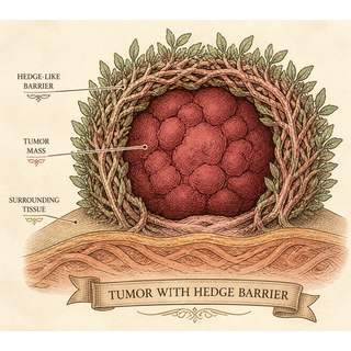 When a Tumor Plants a Hedge Around Itself