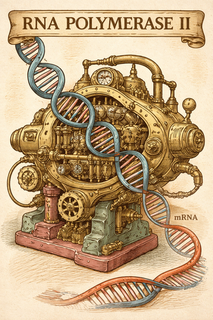Your cells run on transcription, not vibes